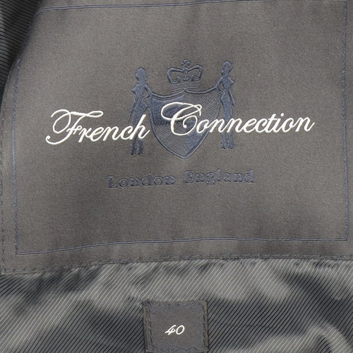 French Connection Men's Blue Blazer Size 40