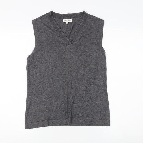 Austin Reed Women’s Grey V-Neck Sleeveless Tank - Medium