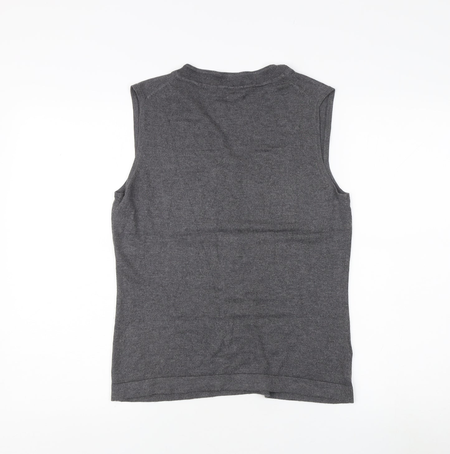 Austin Reed Women’s Grey V-Neck Sleeveless Tank - Medium