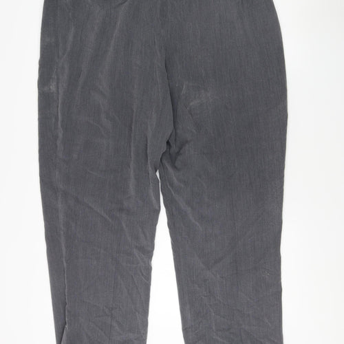 BM Collection Women's Grey Trousers, Size 22