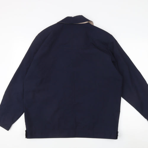 David Barry Women's Blue Jacket Size 16 Button Casual
