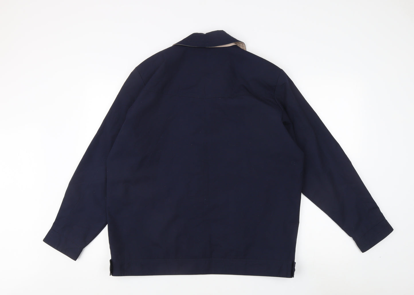 David Barry Women's Blue Jacket Size 16 Button Casual
