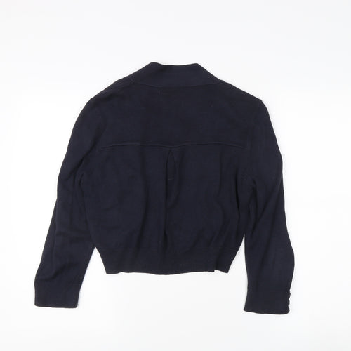 Wallis Women's Black Open Front Cardigan M Long Sleeve