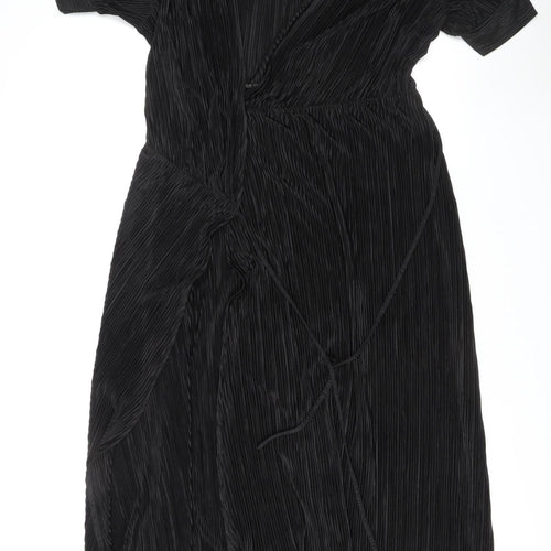 Very Women's Black Dress, Size 14, Woven Fabric