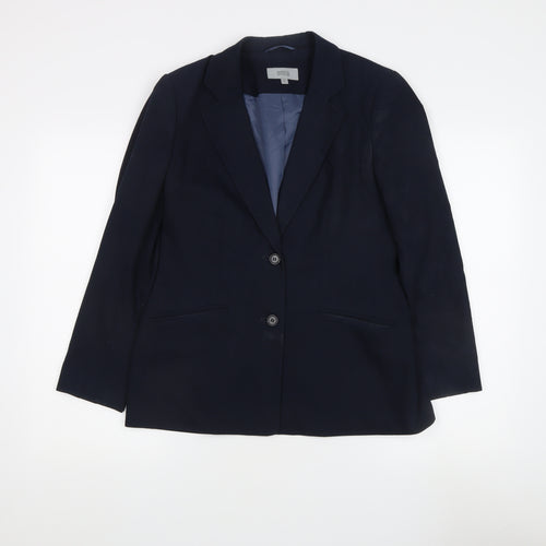 Marks and Spencer Women's Blue Blazer Size 12 Petite