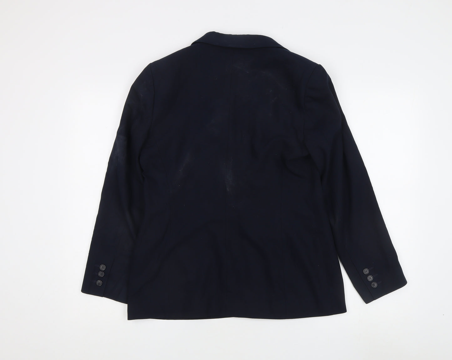 Marks and Spencer Women's Blue Blazer Size 12 Petite