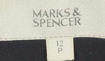 Marks and Spencer Women's Blue Blazer Size 12 Petite