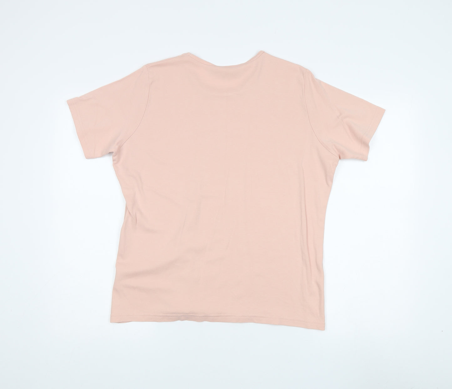 Honor Millburn Women's Pink Embroidered T-Shirt L