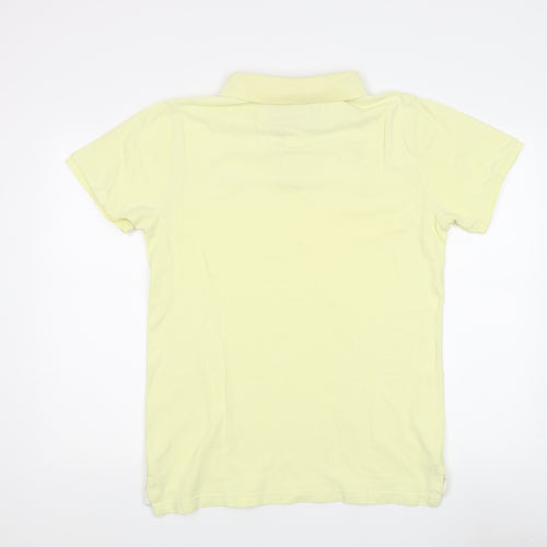 SC&Co Men's Yellow Polo Shirt Large Cotton