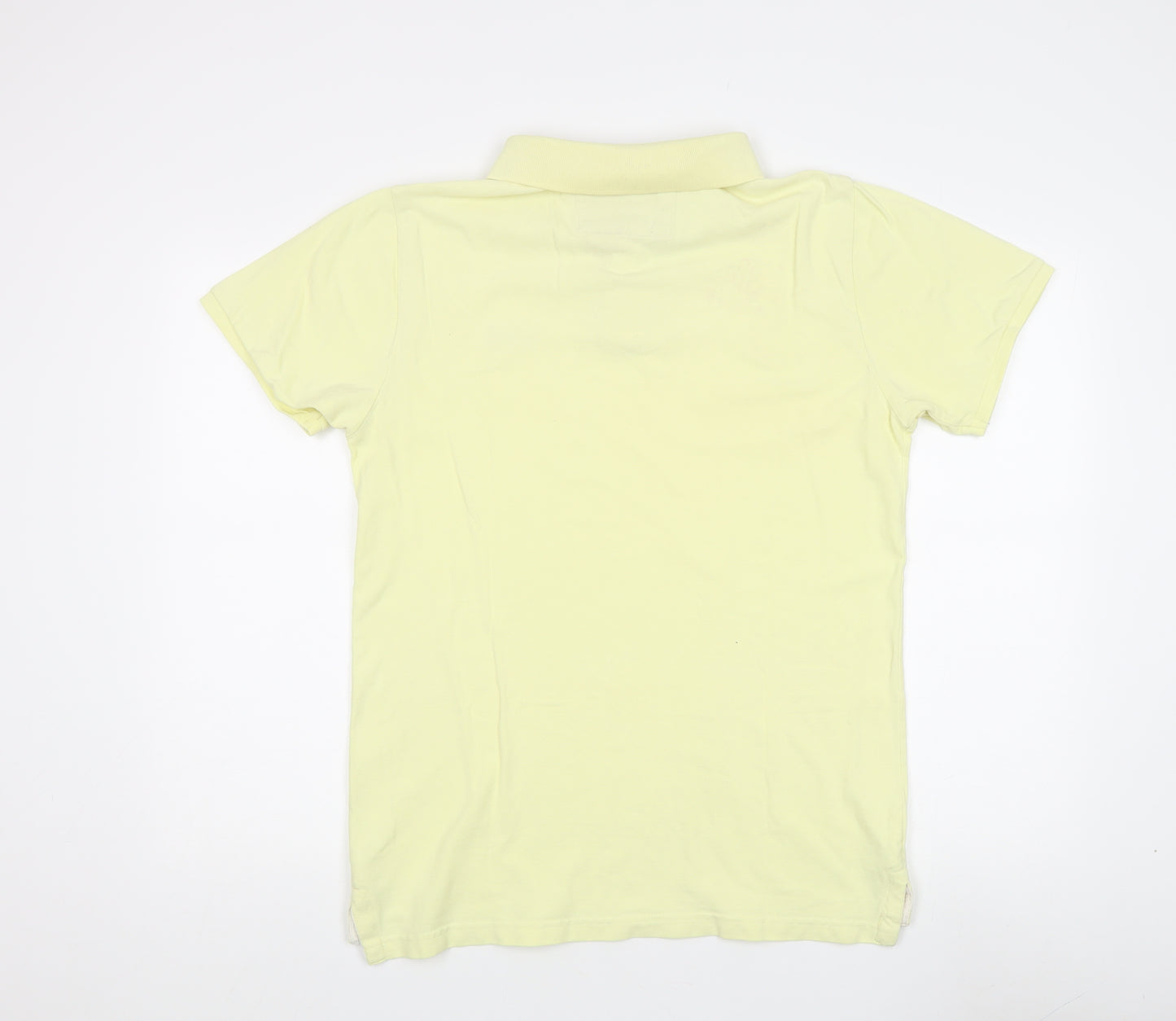 SC&Co Men's Yellow Polo Shirt Large Cotton