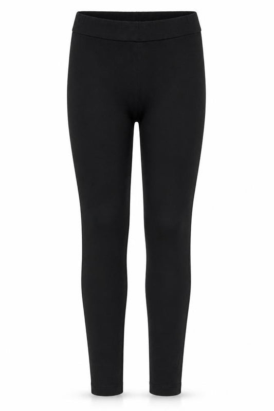 Front view of Puma girls’ black leggings, size 11-12y activewear