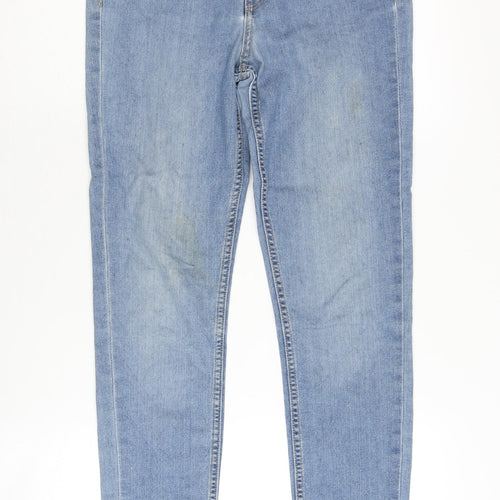 H&M Women's Blue Ankle Jeans, Size 28, Regular Fit