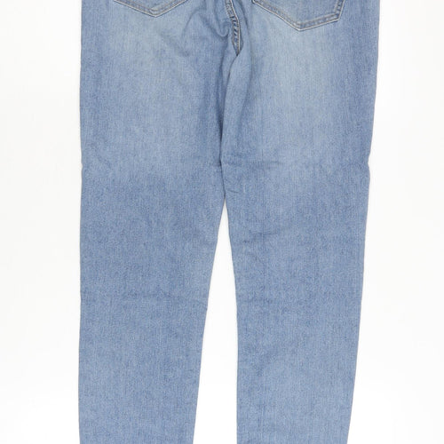 H&M Women's Blue Ankle Jeans, Size 28, Regular Fit