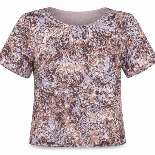 Viyella Women's Floral Short Sleeve Top, Size 12, Petites