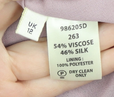 Viyella Women's Floral Short Sleeve Top, Size 12, Petites