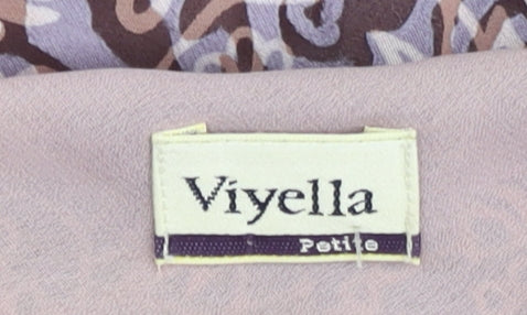 Viyella Women's Floral Short Sleeve Top, Size 12, Petites