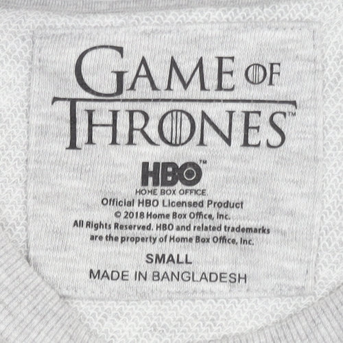 HBO Unisex Grey Game of Thrones Sweatshirt S