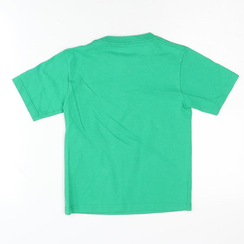 Champion Boys Green Graphic Print T-Shirt XS 4-5 Years