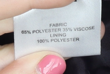 Fellini Tailored Fit Men's Black Waistcoat 36L