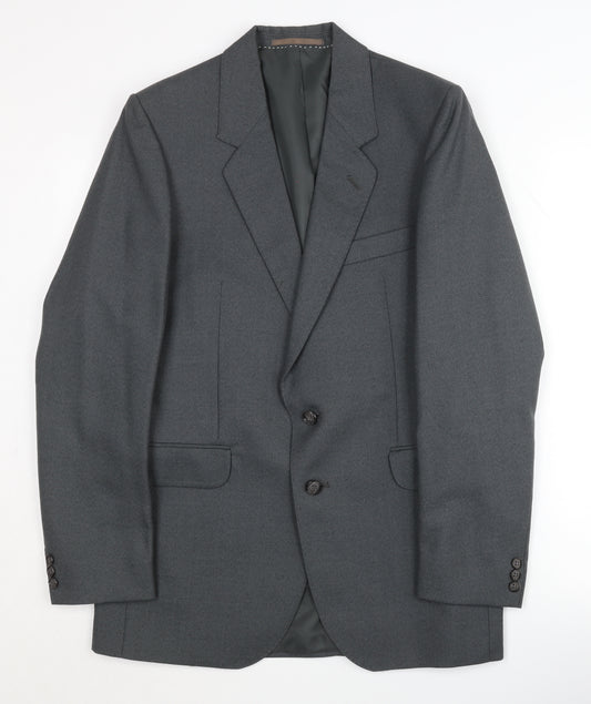 Centaur Men's Grey Regular Fit Blazer Size 38