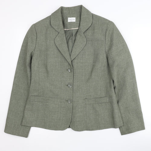 Eastex Women's Green Blazer, Size 10, Classic Fit