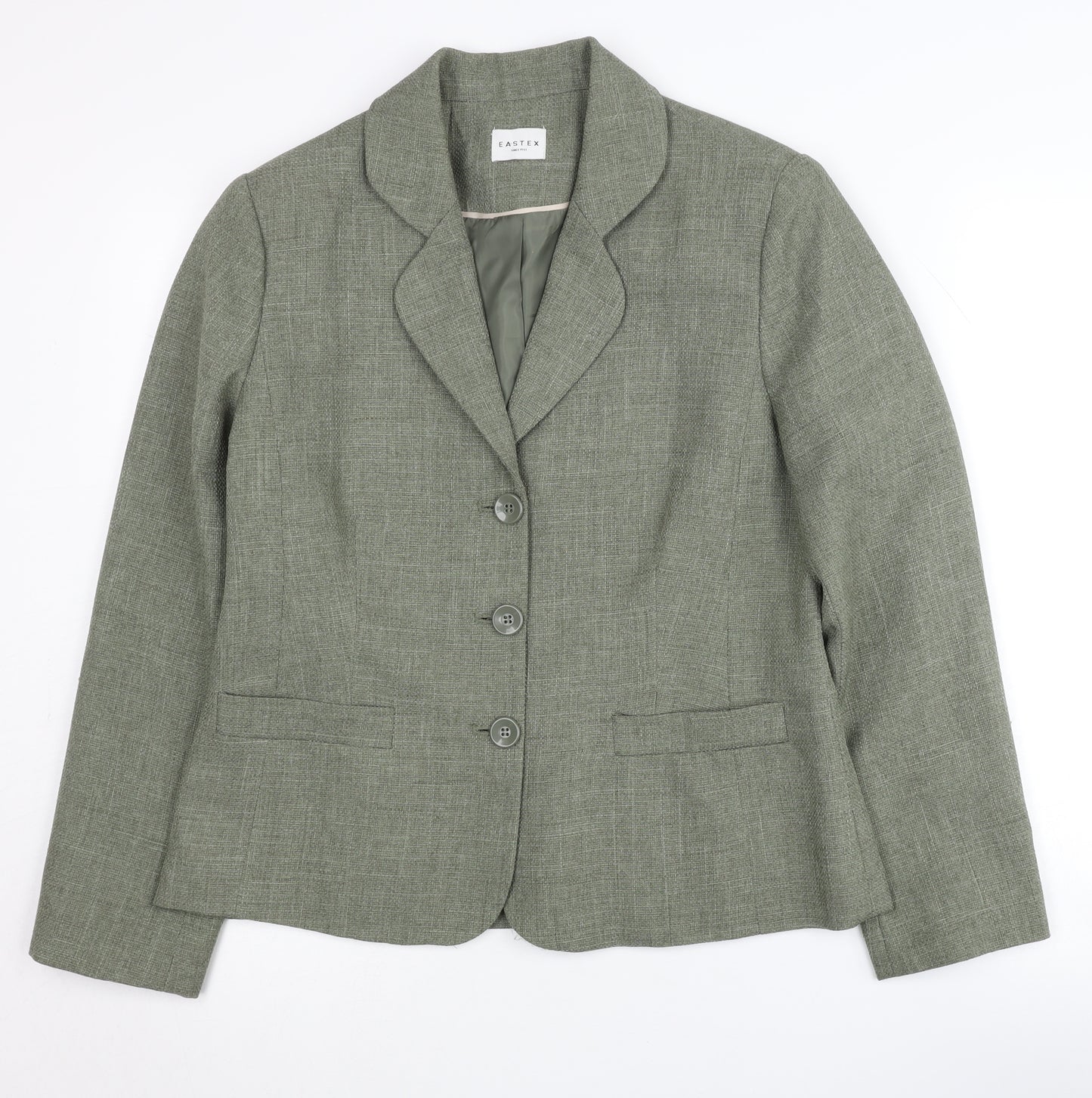 Eastex Women's Green Blazer, Size 10, Classic Fit