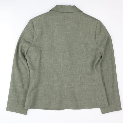 Eastex Women's Green Blazer, Size 10, Classic Fit