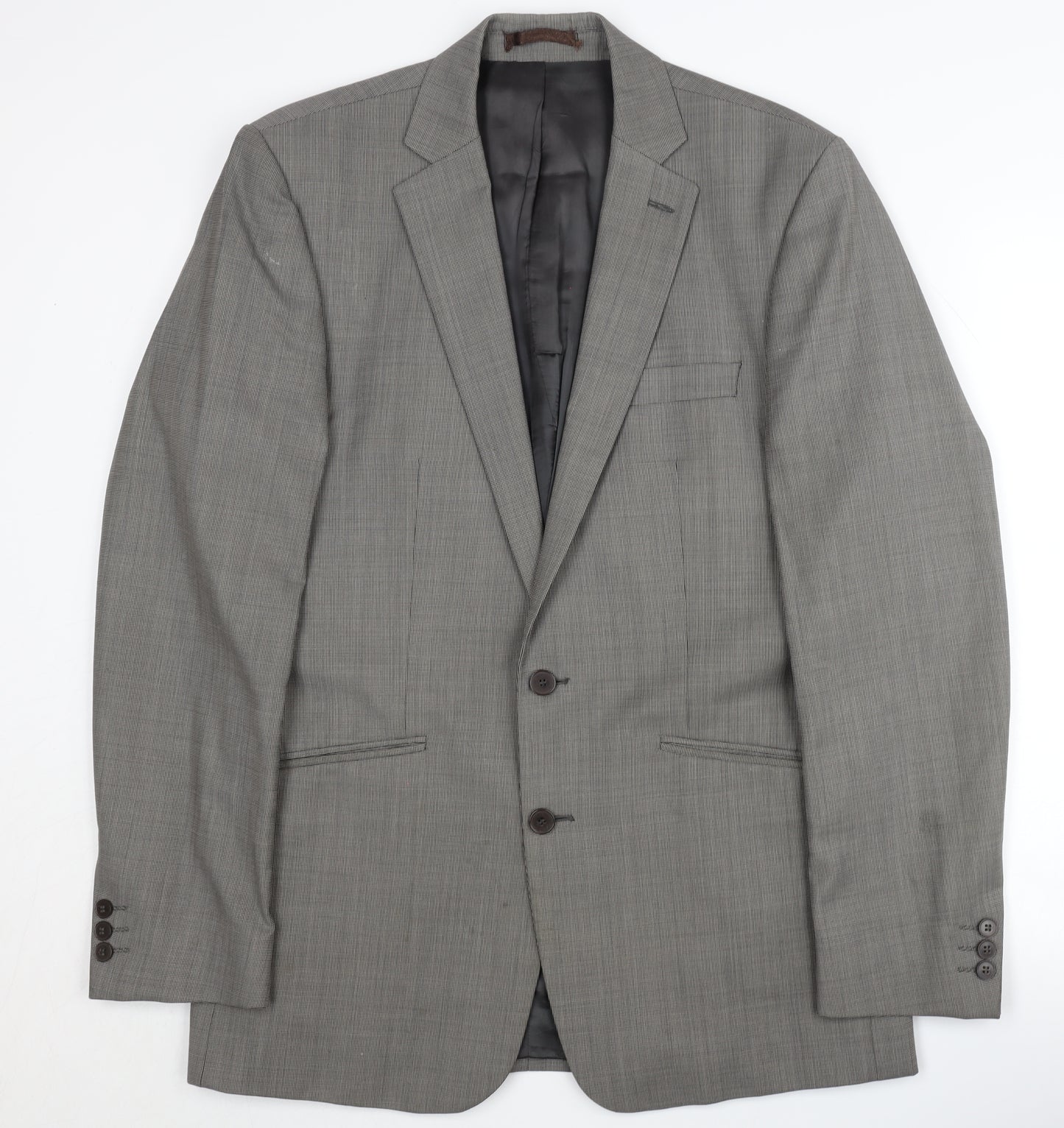 Jeff Banks Men's Grey Blazer, 40 Long, Formal Jacket