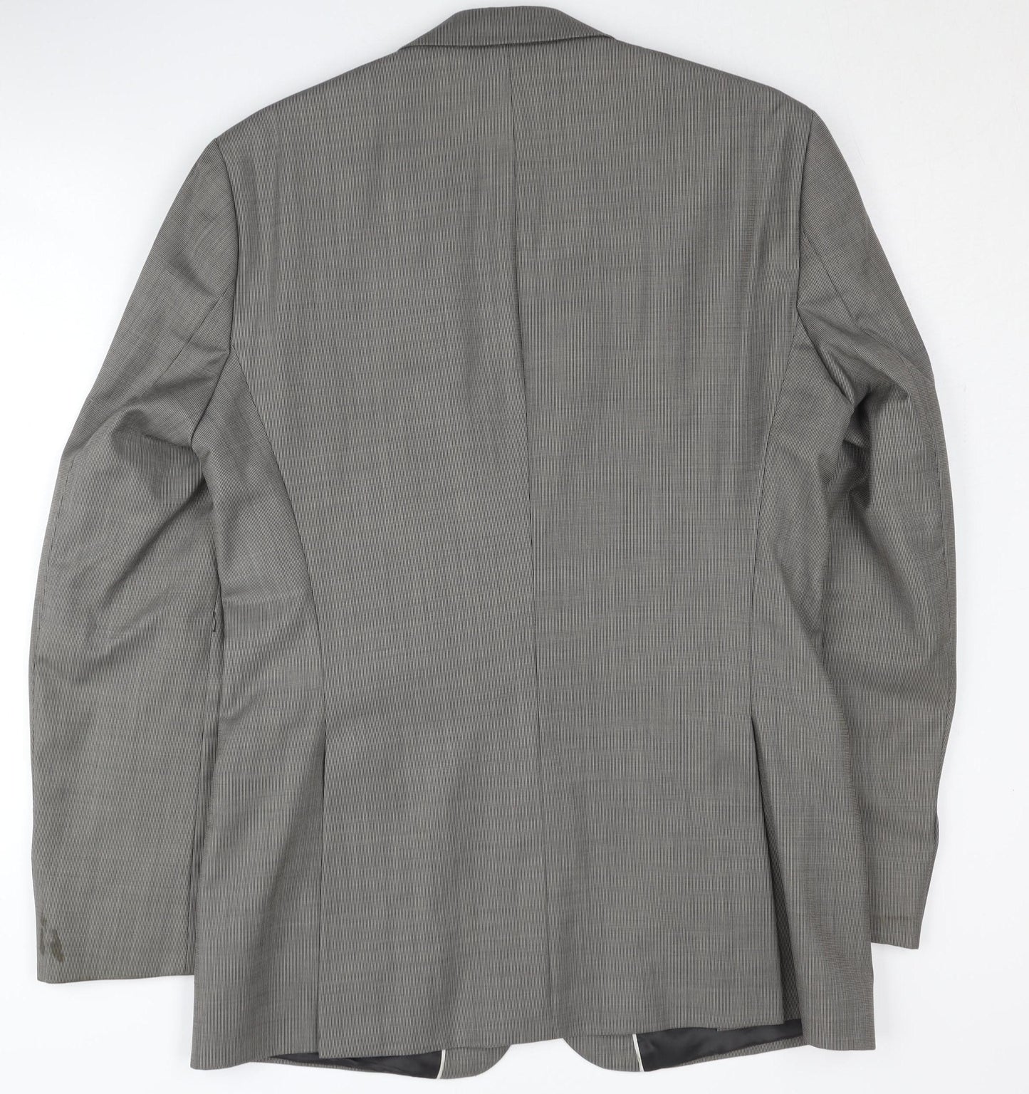 Jeff Banks Men's Grey Blazer, 40 Long, Formal Jacket