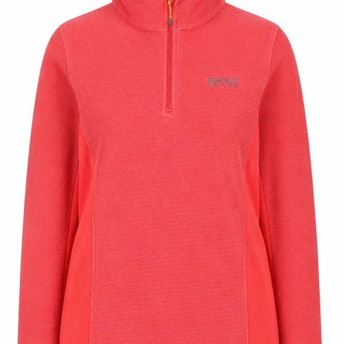Regatta Women's Red 1/4 Zip Pullover Sweatshirt Size 10