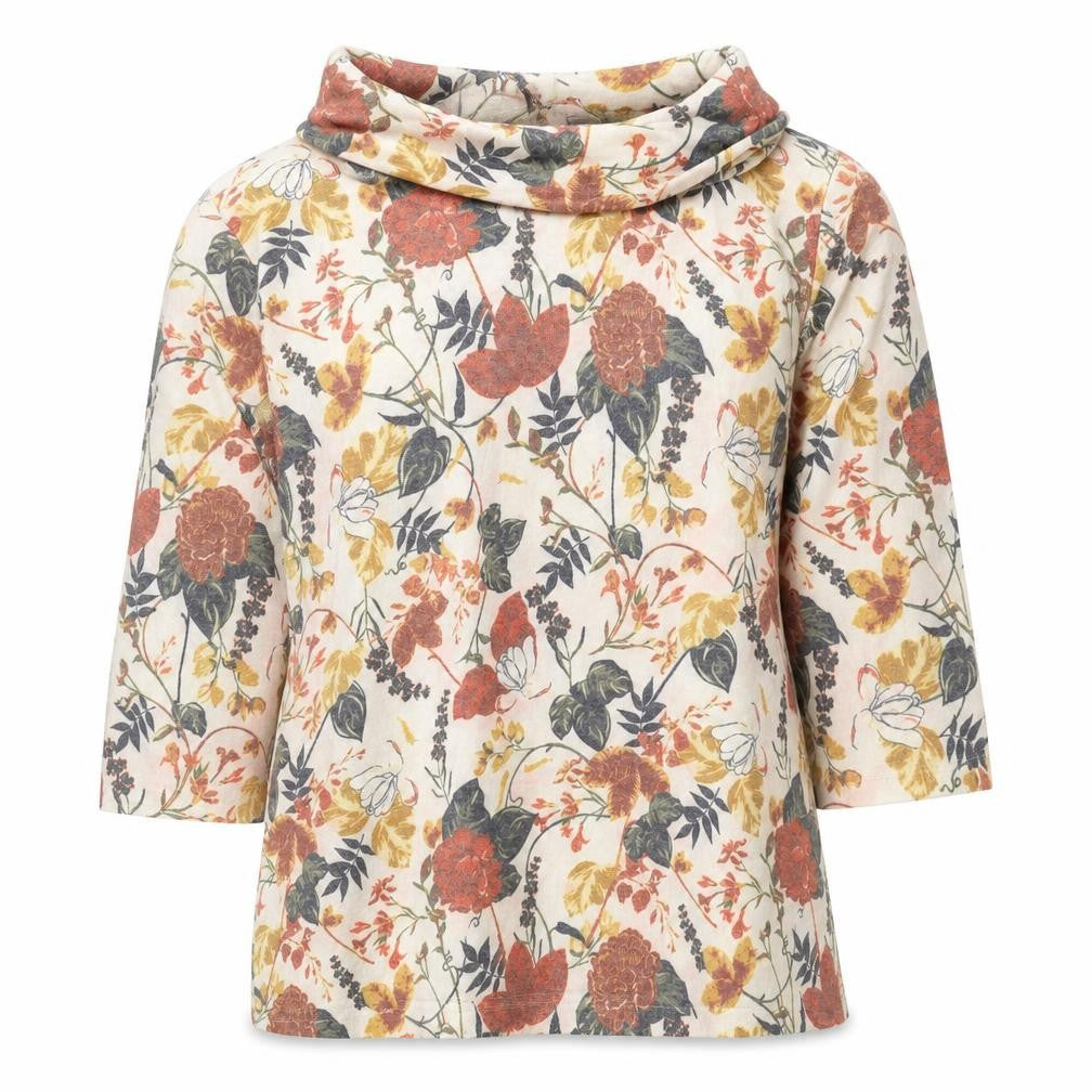 Front view of Isle Women's Multicoloured Floral Tunic L