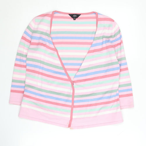 Jasper Conran Women's Multicoloured Striped Cardigan M
