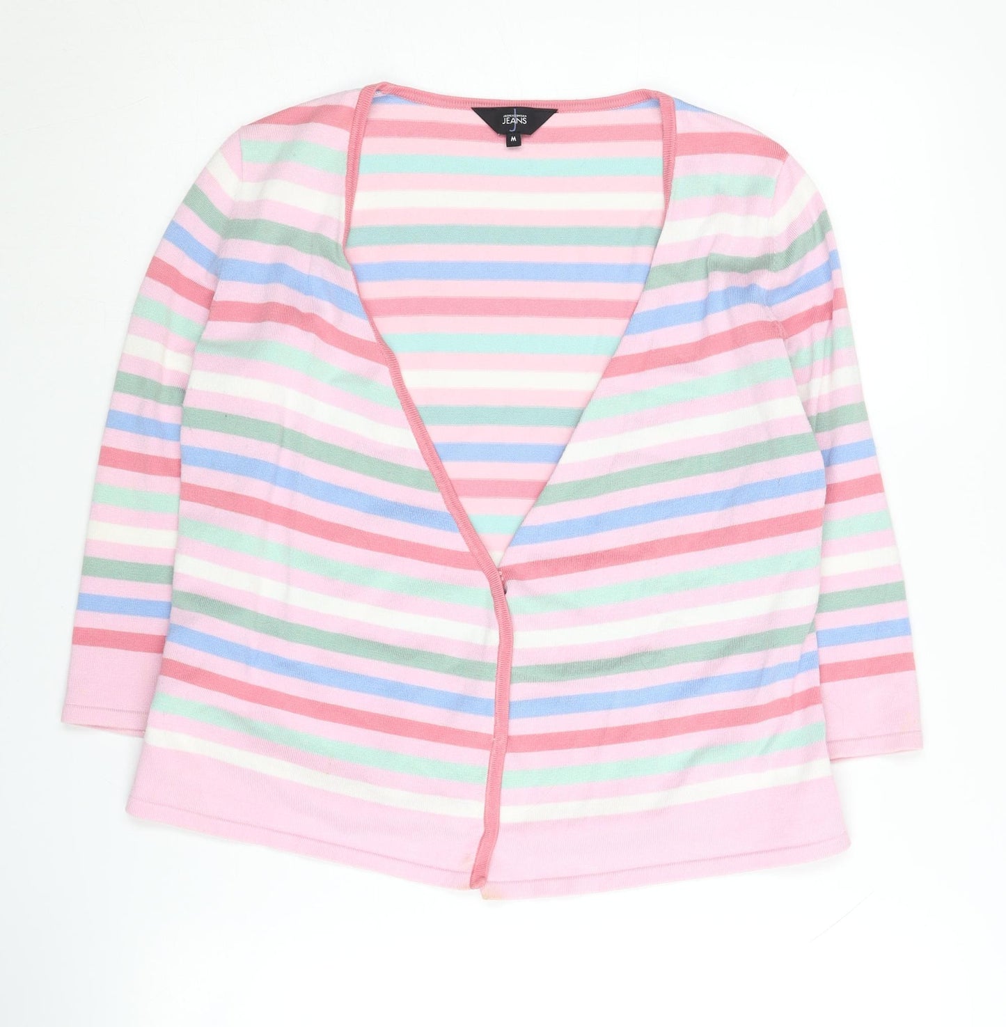 Jasper Conran Women's Multicoloured Striped Cardigan M