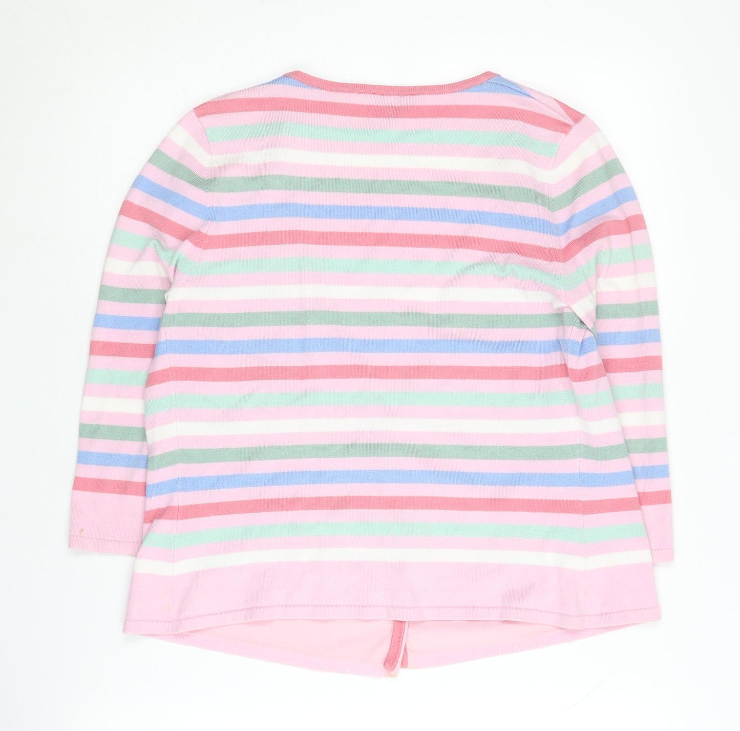 Jasper Conran Women's Multicoloured Striped Cardigan M
