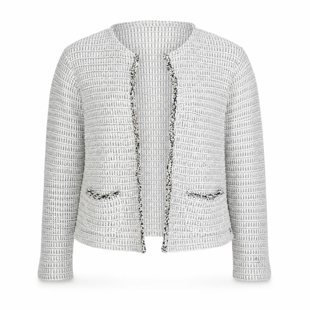 Massimo Dutti Girls White Cardigan, Size 11-12 Years, Zip