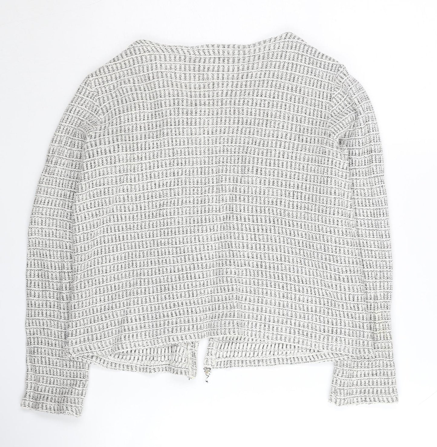 Massimo Dutti Girls White Cardigan, Size 11-12 Years, Zip