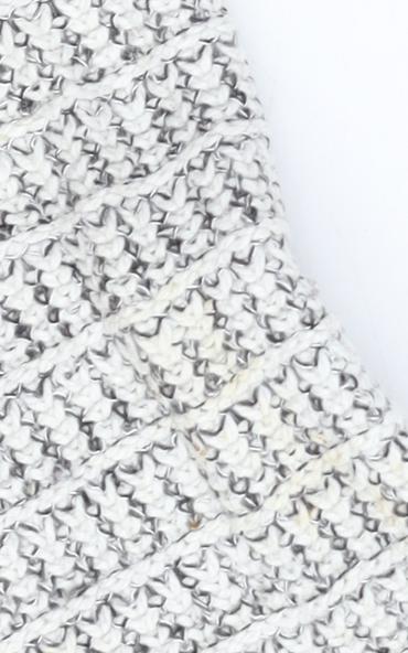 Massimo Dutti Girls White Cardigan, Size 11-12 Years, Zip