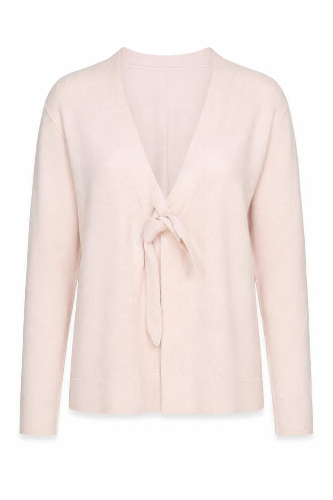 Front view of Jasper Conran Women's Pink Wrap Jumper, size S