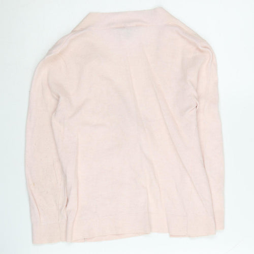 Jasper Conran Women's Pink Wrap Jumper, Size S