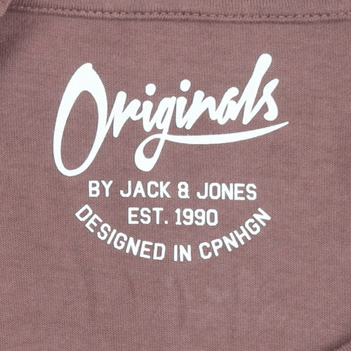 Jack & Jones Men's XS Red Graphic T-Shirt