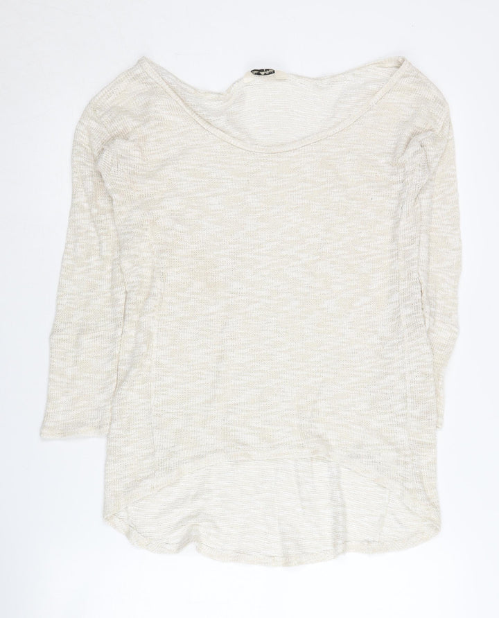 Miss Selfridge Women’s Ivory Jumper, Size 10