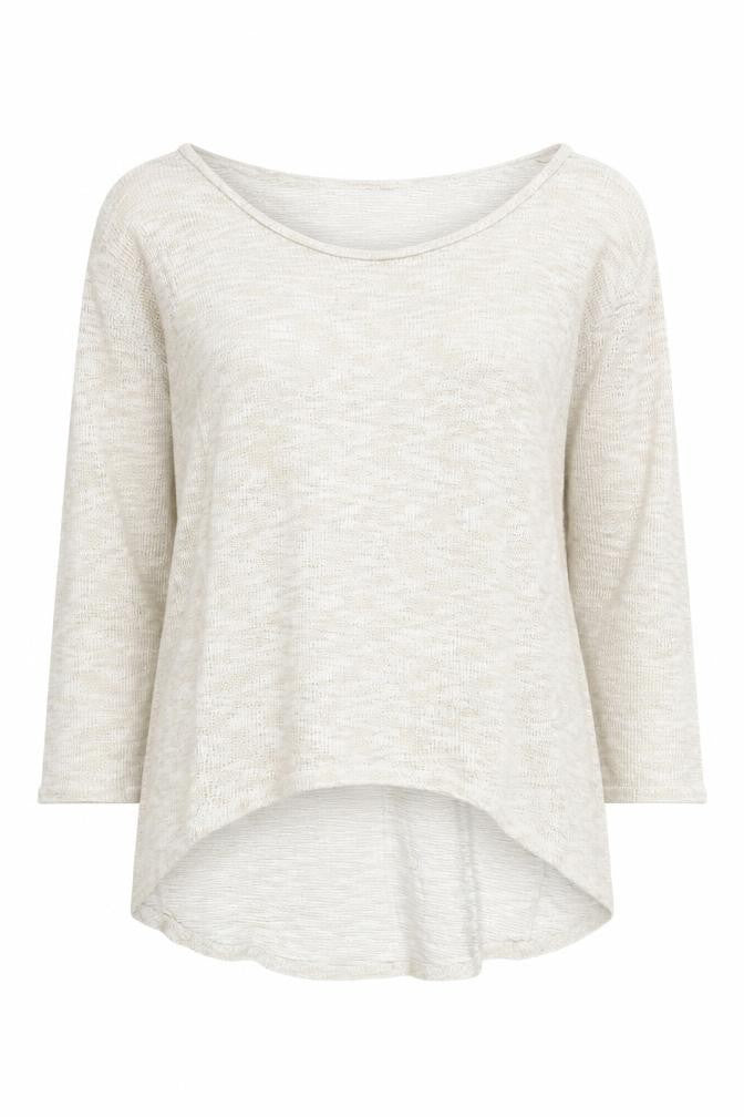 Front view of Miss Selfridge Women’s Ivory Jumper, size UK 10