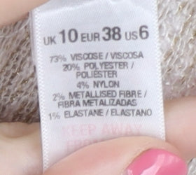 Miss Selfridge Women’s Ivory Jumper, Size 10