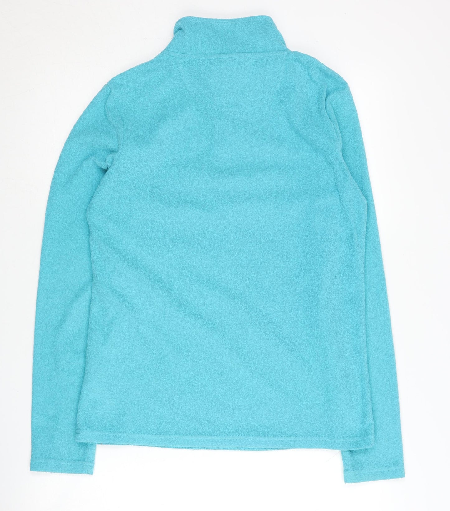 Peter Storm Women's Blue Fleece Pullover 1/4 Zip Sweatshirt Size 12