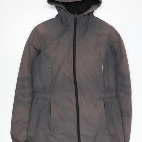 New Balance Women's Grey Hooded Jacket, Size S