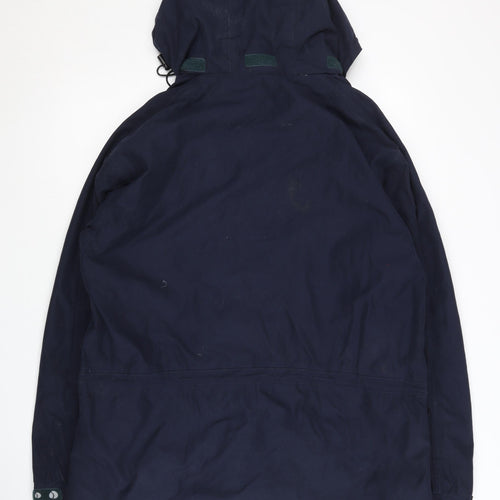 Regatta Men's Blue Hooded Waterproof Parka Jacket M