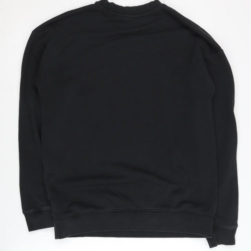 Adidas Women's Black Crew Neck Sweatshirt Size UK 8