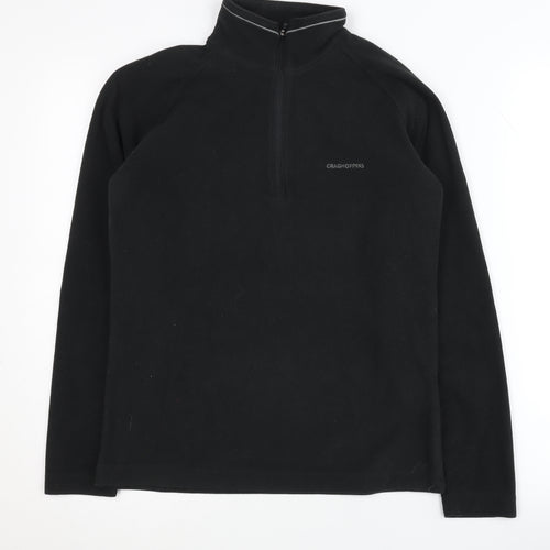 Craghoppers Women's Black Fleece Sweatshirt, Size 8, Hiking
