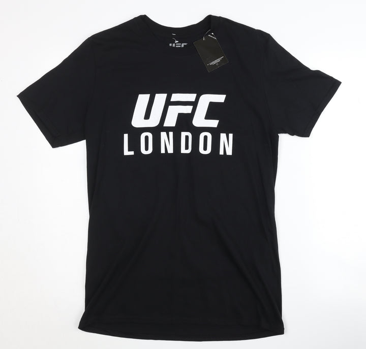 UFC Men's Black Graphic Print T-Shirt M