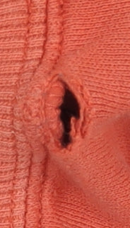 Adidas Women's Orange Pullover Sweatshirt M Crew Neck